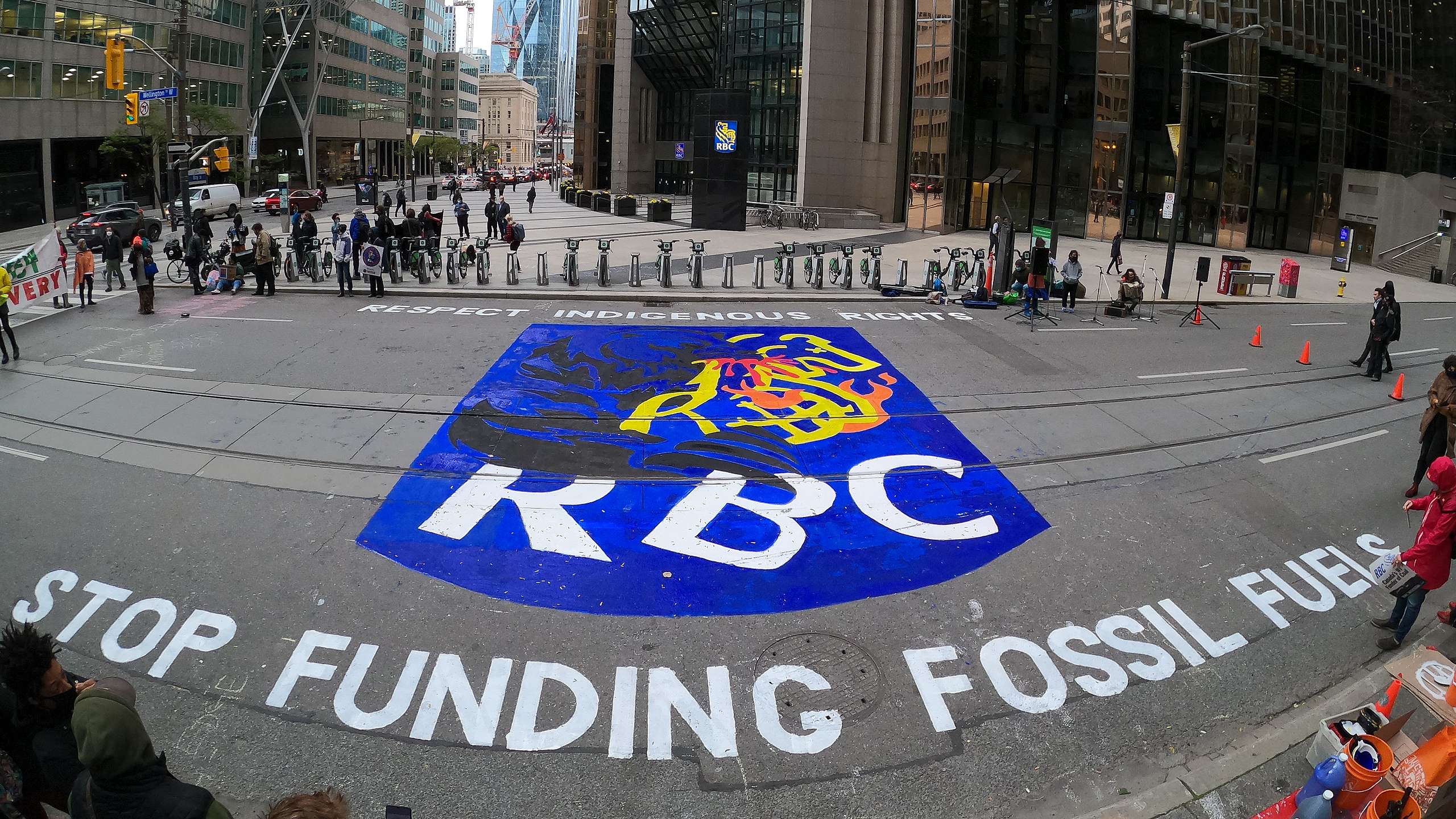 HAPPENING NOW: RBC refuses to let Indigenous delegates, including Wet’suwet’en Hereditary leadership, Gulf South representatives into AGM in Saskatoon