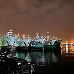 Fishing vessels in Kaohsiung.
臺灣高雄港口一隅