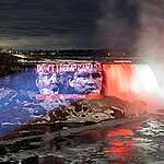 Greenpeace Canada projects on iconic Niagara falls ahead of federal elections: Don’t Trump Canada
