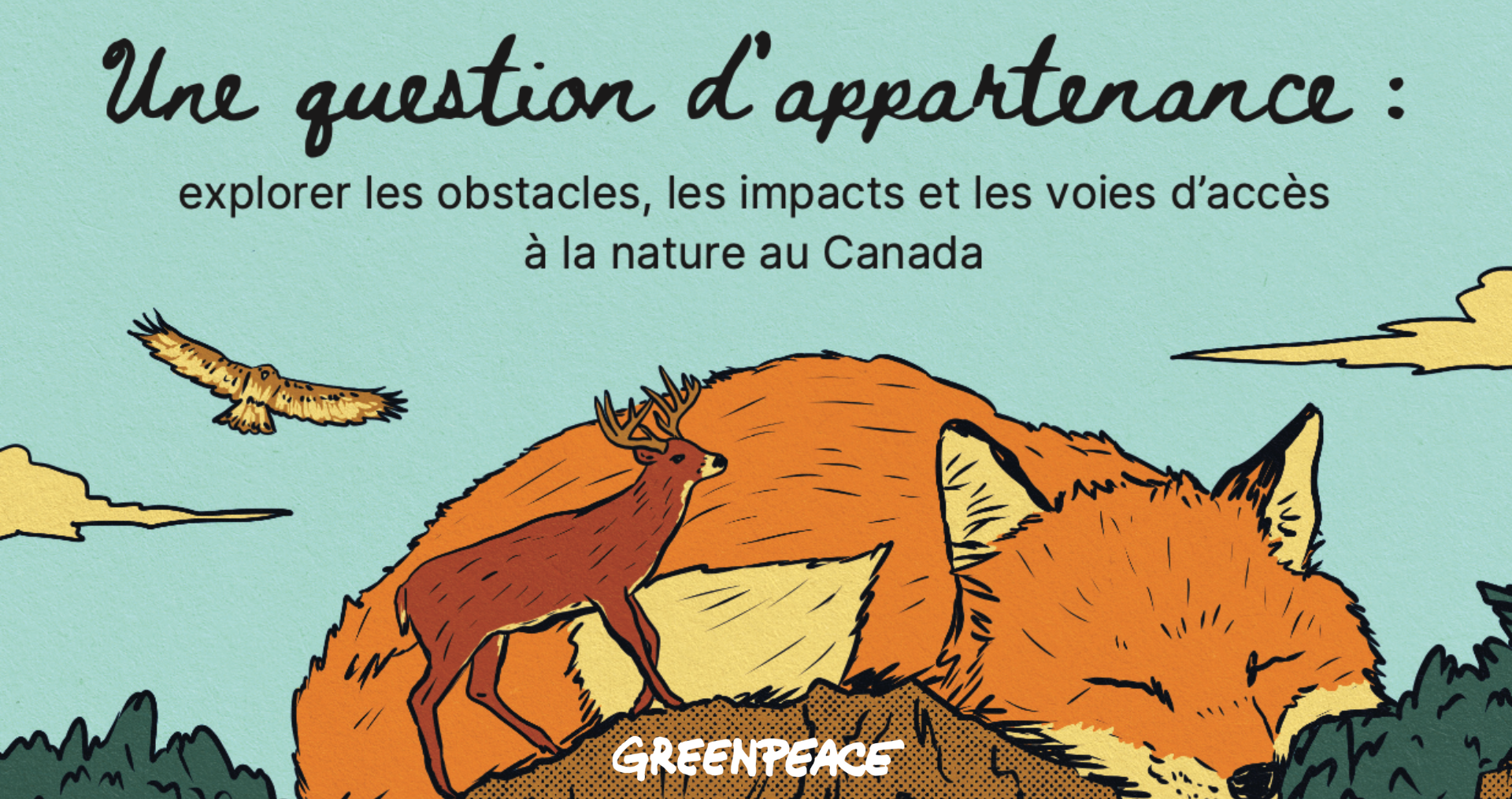 Alors que le Canada rate ses cibles de biodiversité, Greenpeace appelle à démanteler le « modèle colonial » des parcs pour favoriser l’appartenance à la nature