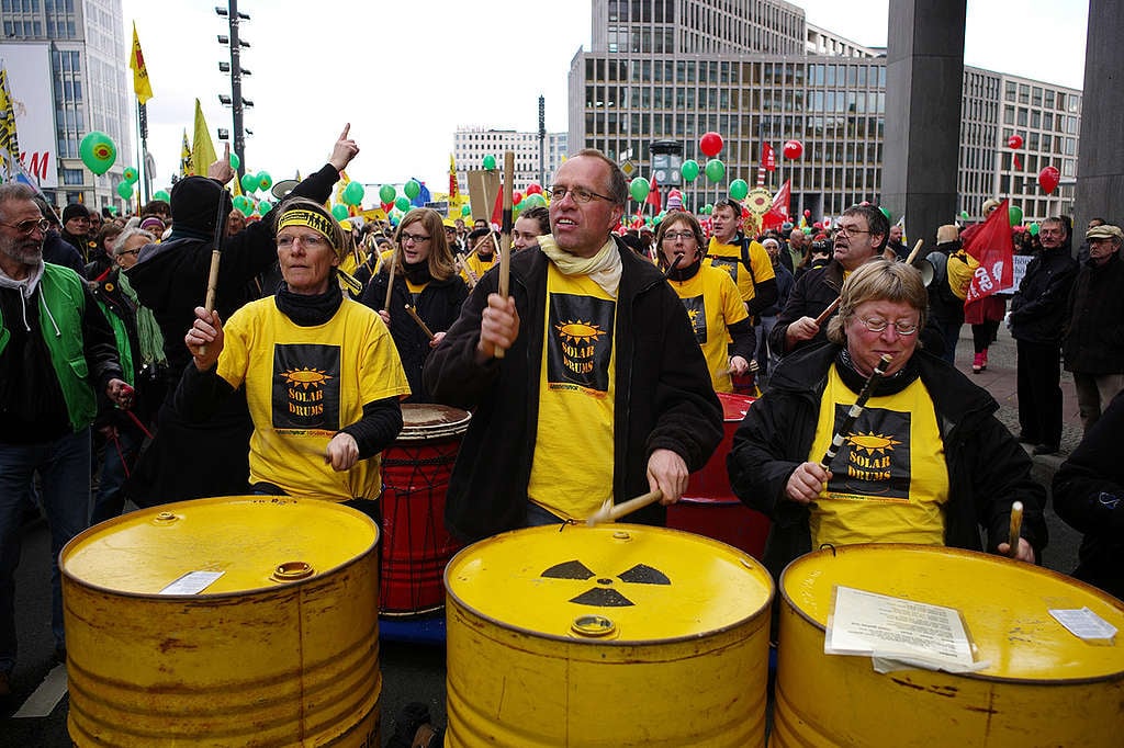 Anti-nuclear Demonstration in Berlin. © Greenpeace / Santiago Engelhardt