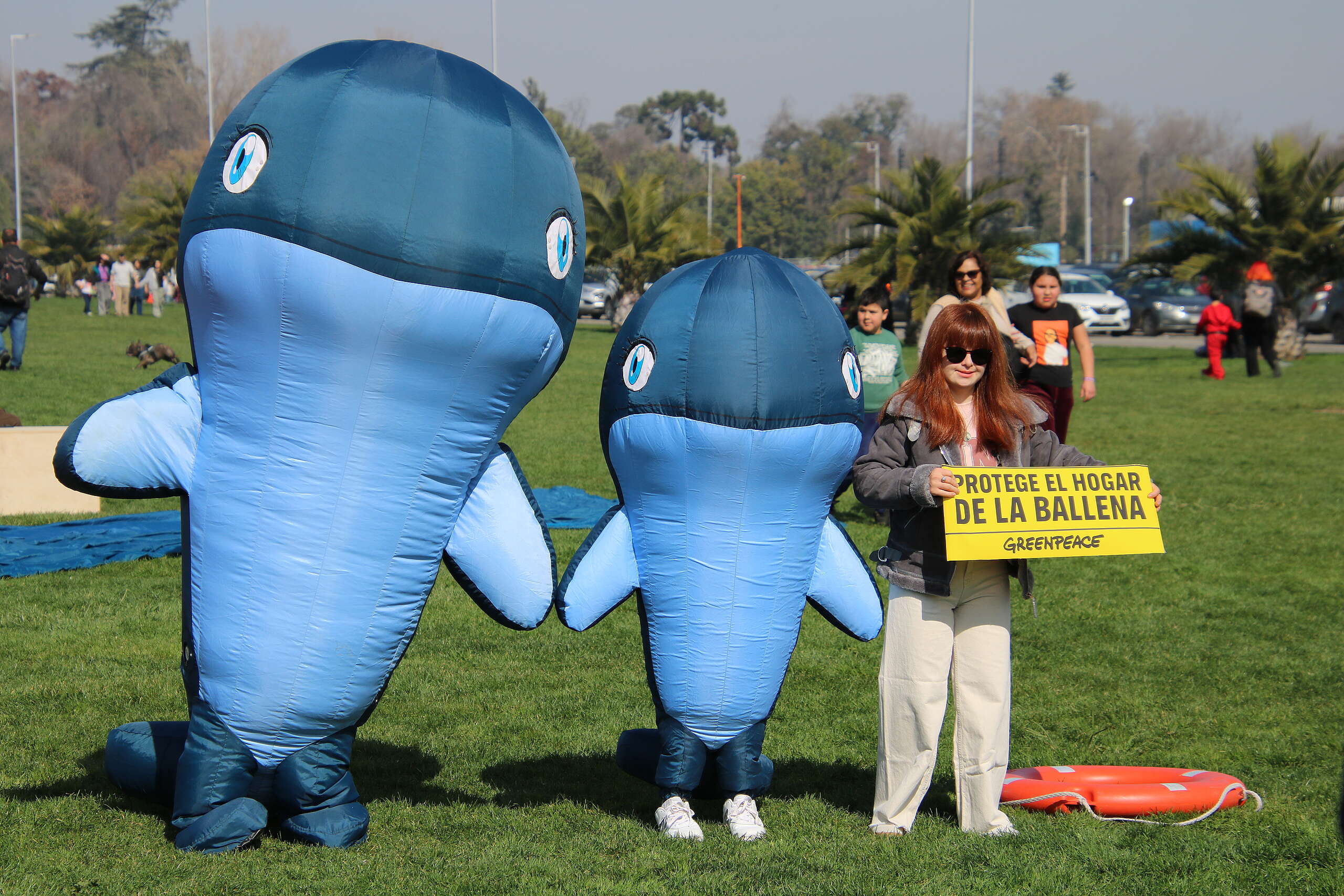 Celebramos el Día de la Niñez en una jornada en defensa de las ballenas