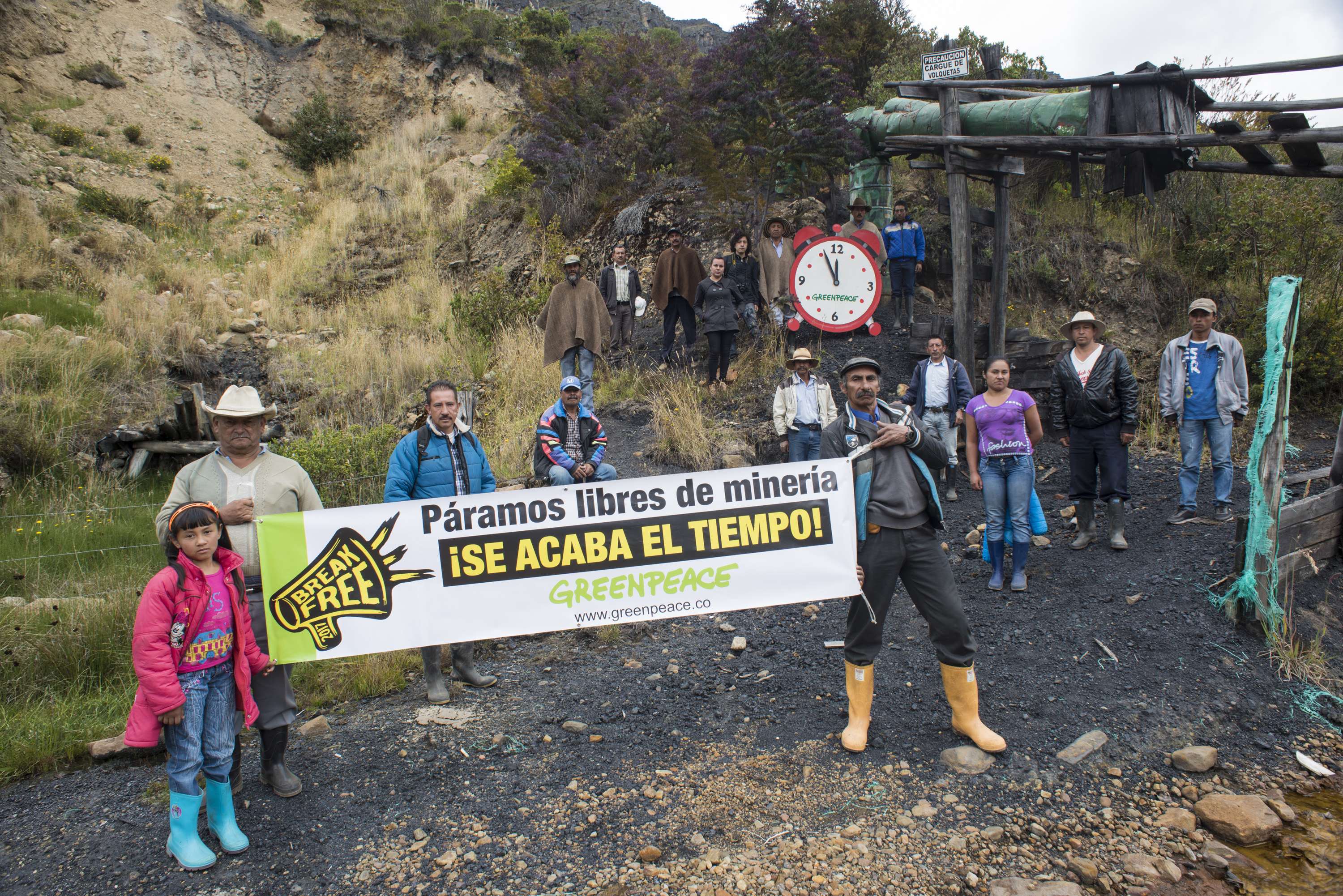 Pide páramos sin minería - Greenpeace Colombia