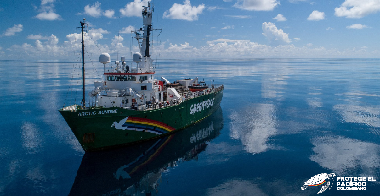 ¡Colombia es Pacífico! Comienza la expedición 2024 de Greenpeace a bordo del barco Arctic Sunrise para proteger nuestro océano pacífico. ¡Súmate con tu firma!