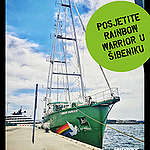 Čuveni Greenpeaceov brod Rainbow Warrior stigao u Šibenik!