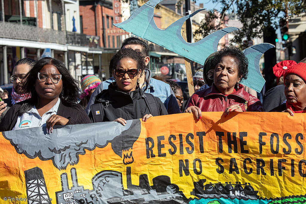 Oil and Gas Conference Protest in New Orleans