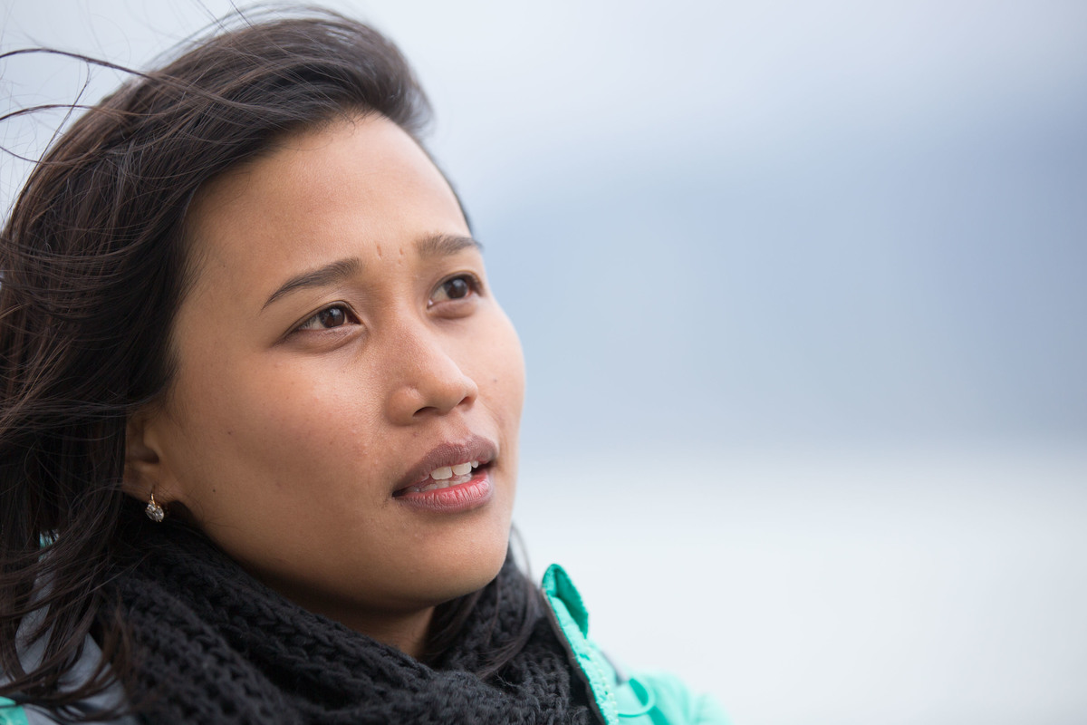 Joanna Sustento, Activist from the Philippines. © Nick Cobbing