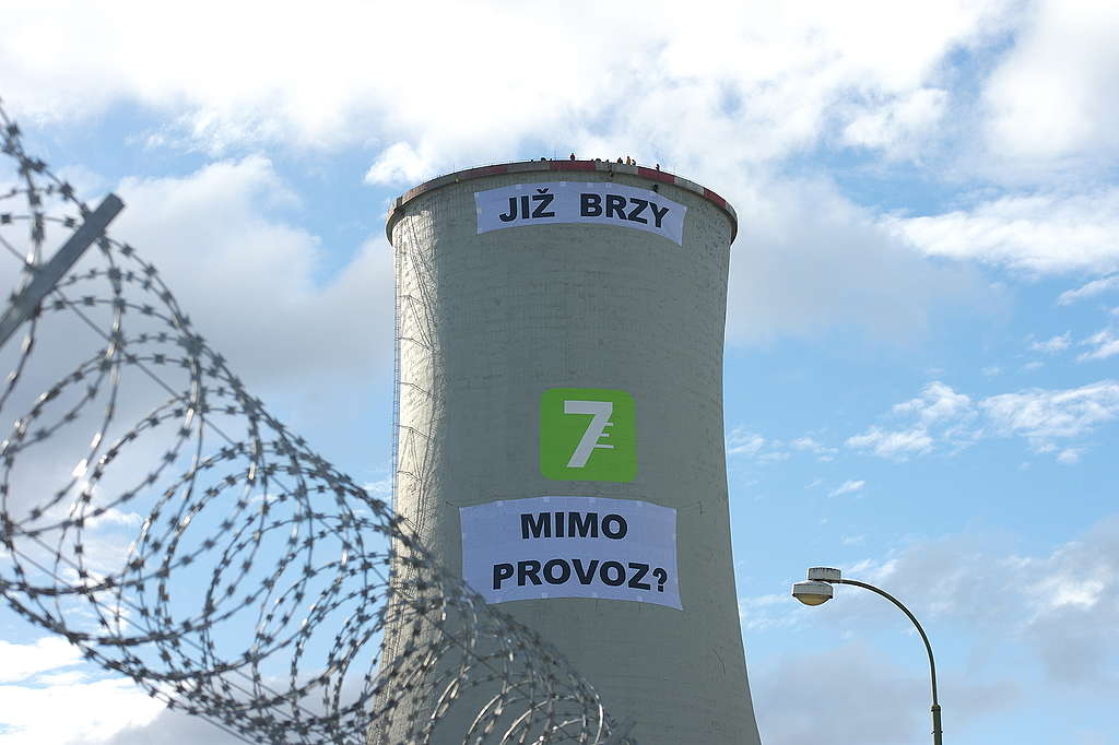 Chvaletice Power Plant Occupation in Czech Republic Chvaletice Power Plant Occupation in Czech Republic