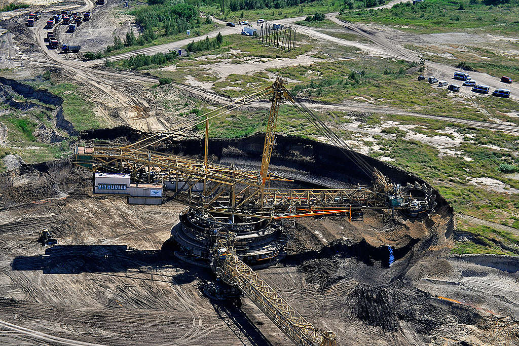 Velkolom Bílina © Greenpeace - Ibra Ibrahimovič Velkolom Bílina © Greenpeace - Ibra Ibrahimovič