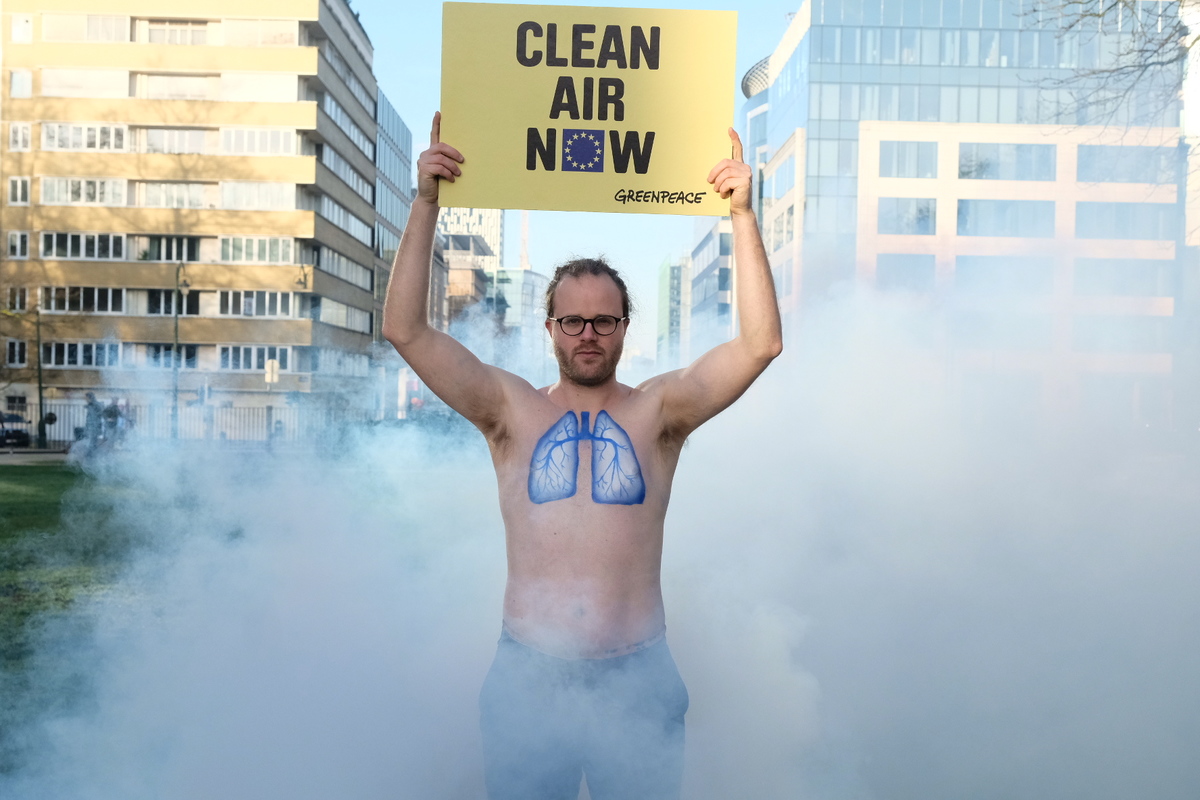 Clean Air Action in Brussels. © Tim Dirven