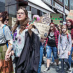 Fridays for Future Students Demonstration in Brno. © Majda Slámová / Greenpeace