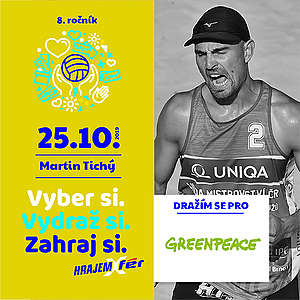 Martin Tichý benefiční turnaj Vyber si, vydraž si, zahraj si