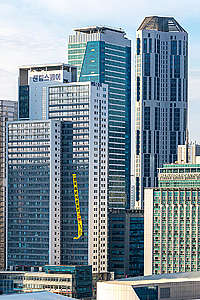 Banner Protest at ASEAN - Korea Commemorative Summit in Busan. © Sungwoo Lee / Greenpeace