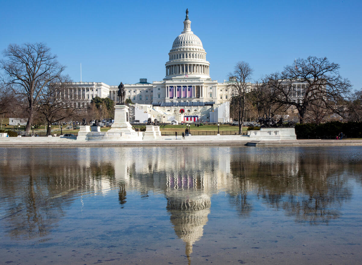 Enhanced Security before President's Inauguration in Washington DC. © Tim Aubry / Greenpeace