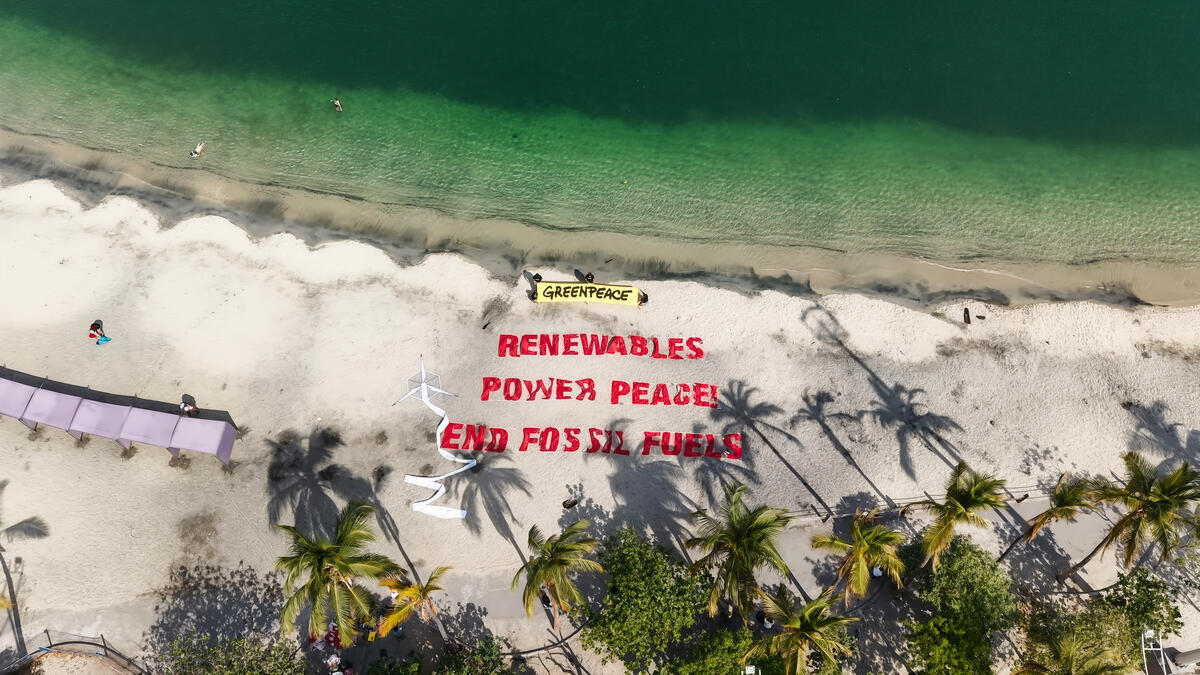 Greenpeace na prvním světovém summitu o konci fosilních paliv: Energetická krize je důvodem k urychlení přechodu na obnovitelné zdroje