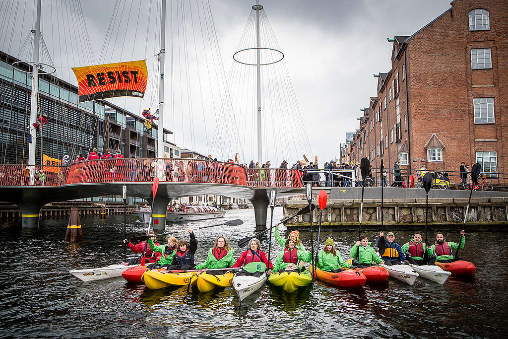 RESIST Climate March in Copenhagen. © Will Rose