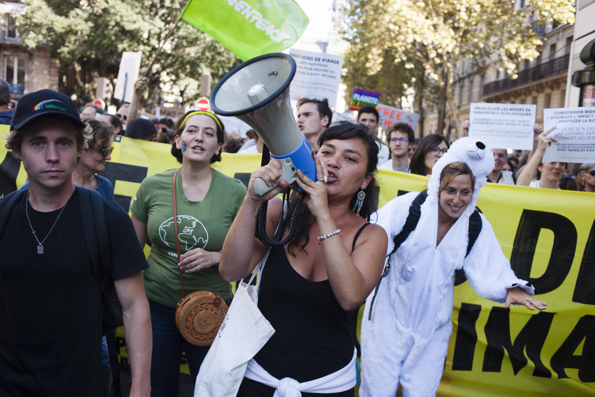 Climate March in Paris. © Jérémie Jung