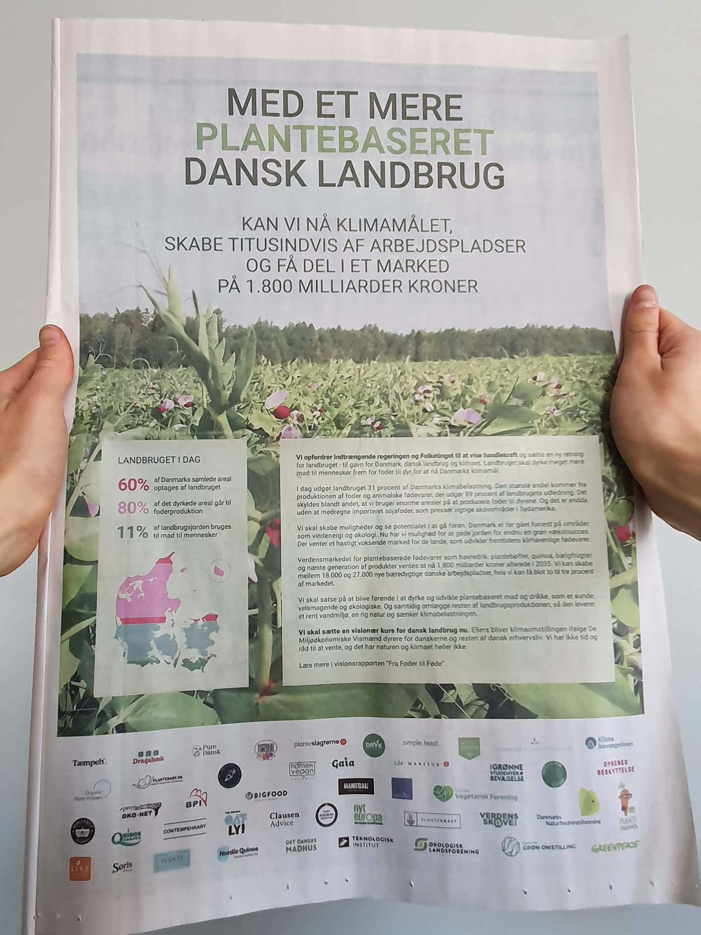 45 grønne organisationer og virksomheder i opråb op til landbrugsforhandlingerne - Danmark
