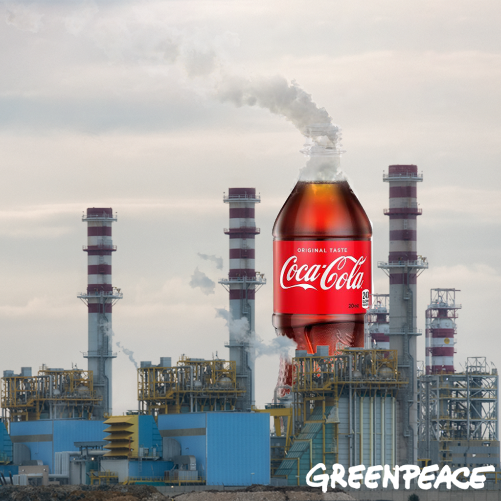 Coca-cola og plastik