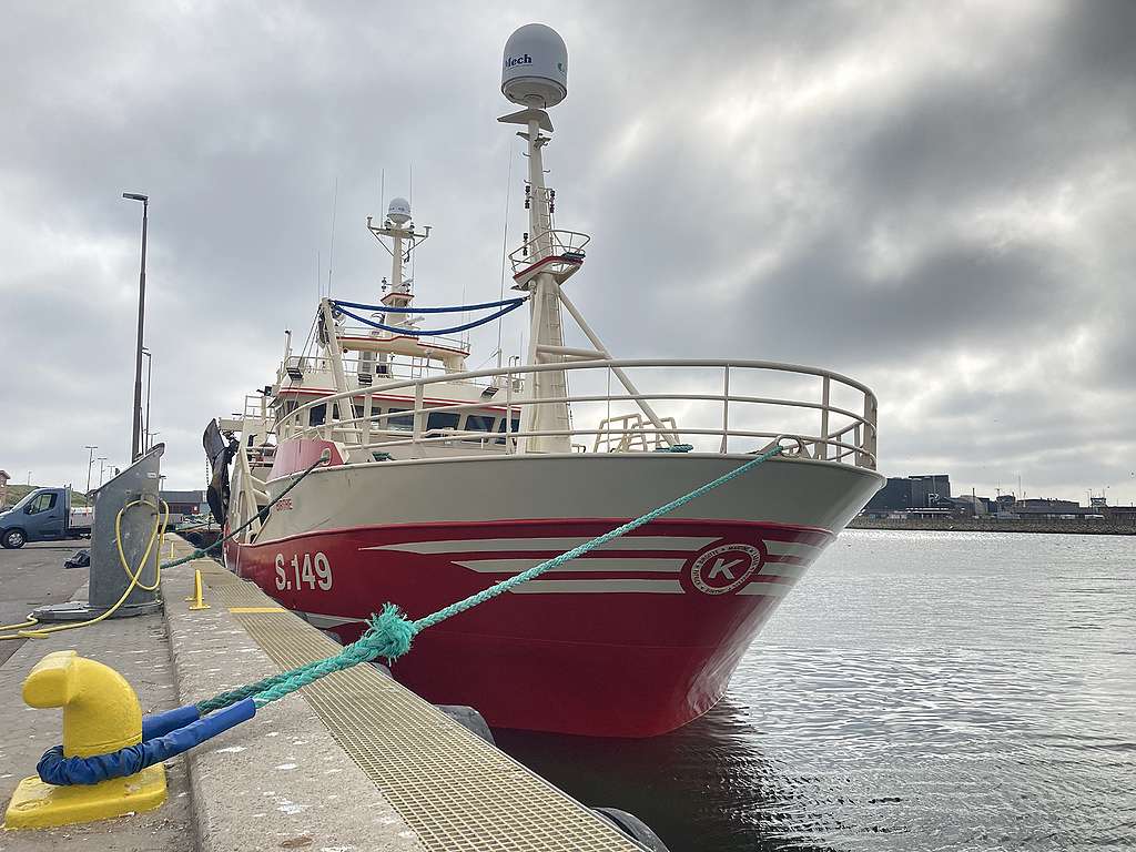 Et af Henning Kjeldsens fartøjer i Skagen Et af Henning Kjeldsens fartøjer i Skagen