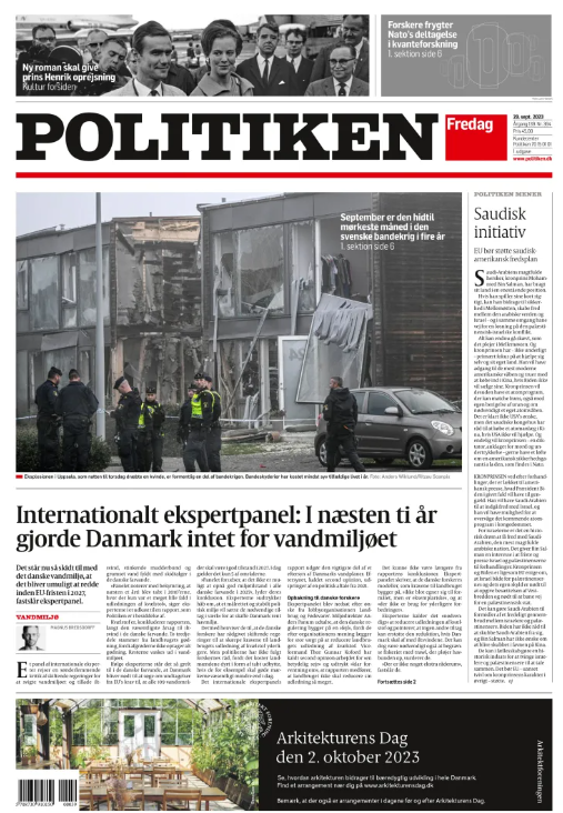 Politiken-forside Politiken-forside