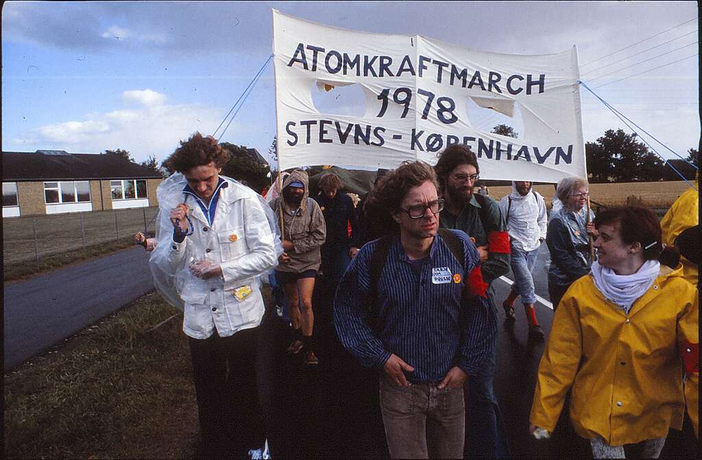 Tarjei Haaland i atomkraftmarch Tarjei Haaland i atomkraftmarch