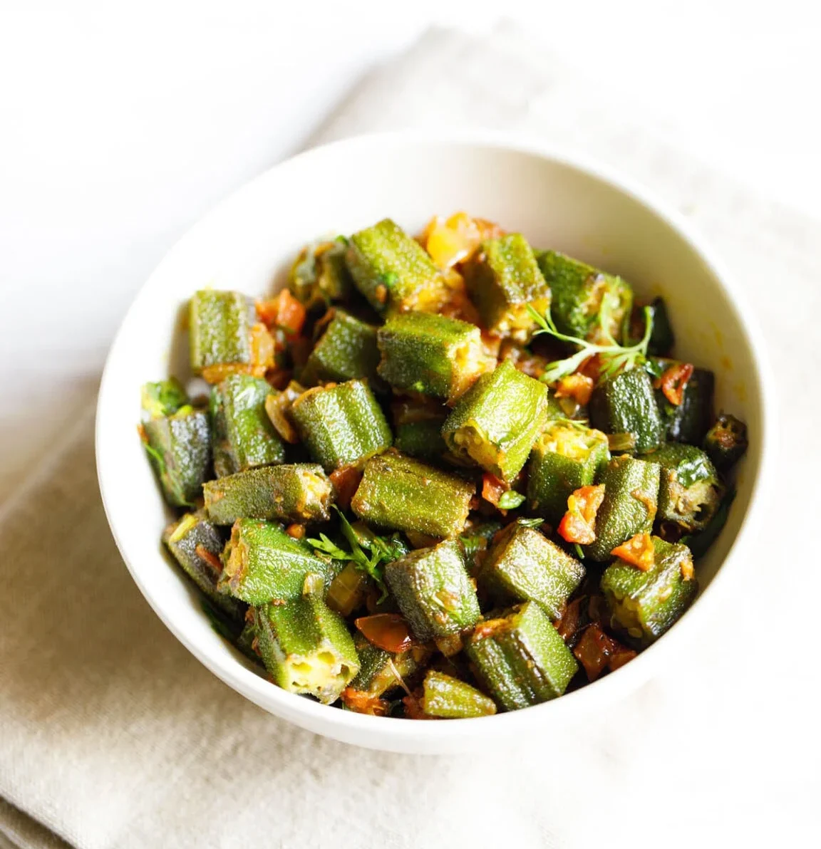 Bhindi masala / okra