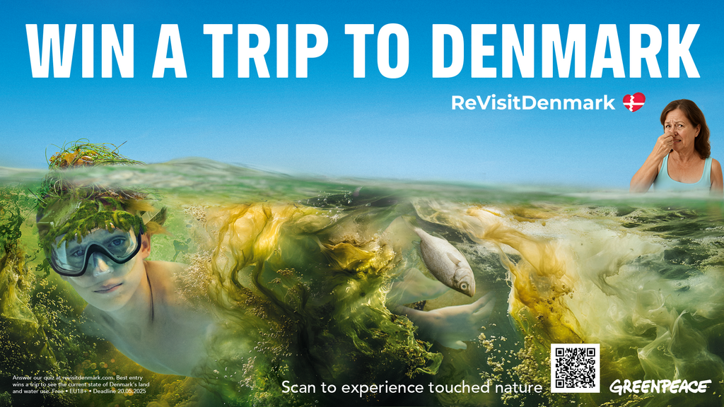 Greenpeace-kampagnen ReVisitDenmark inviterer til Danmark i annonce