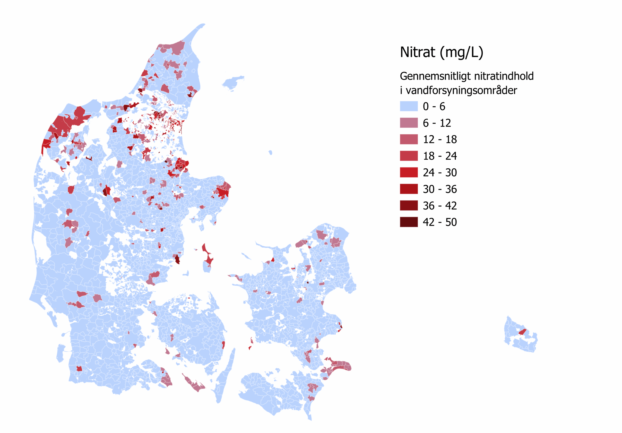 Ekspertgruppe anbefaler langt mindre nitrat i drikkevandet: 57 kommuner overskrider grænsen i dag