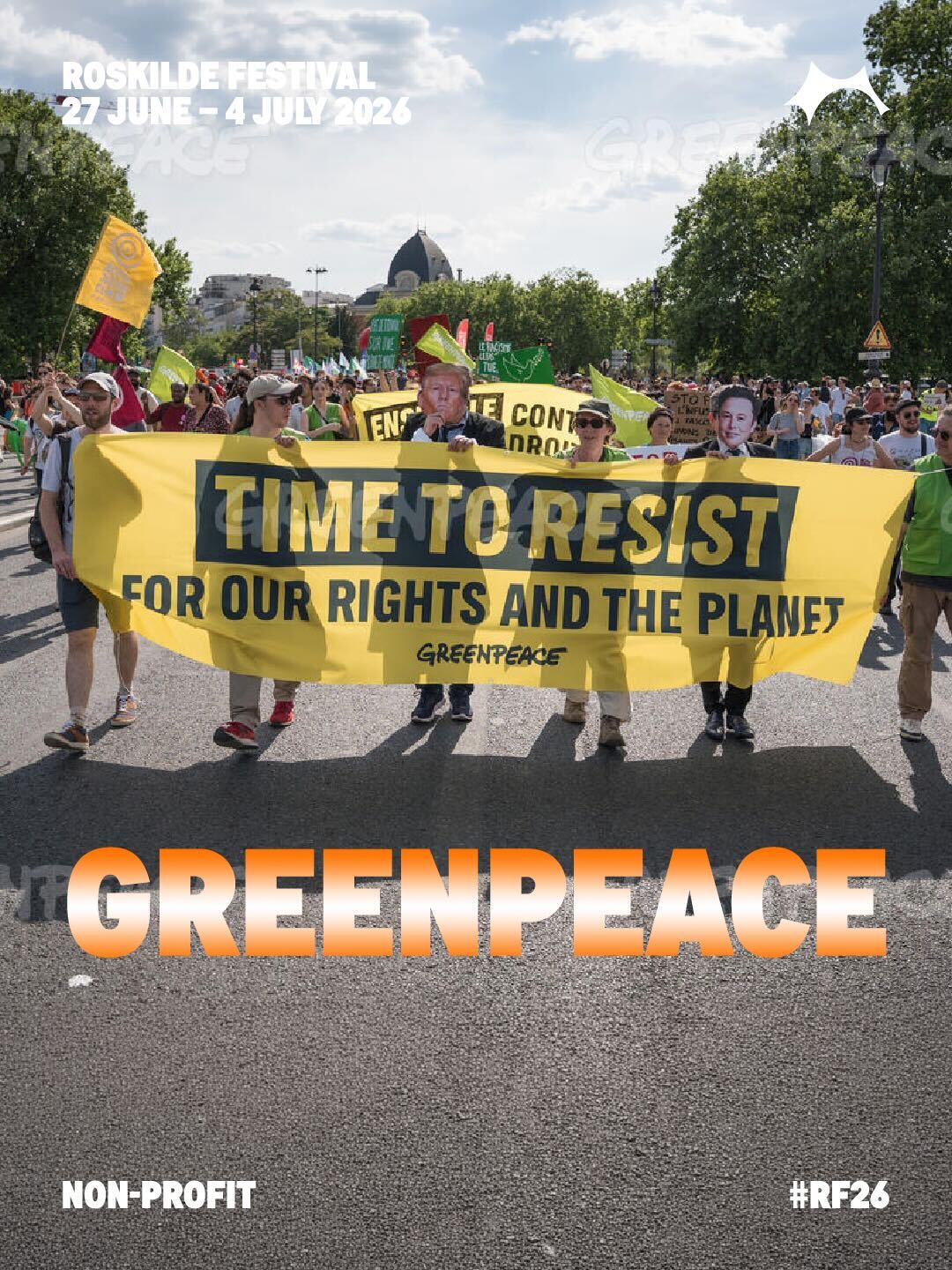 En drøm er blevet virkelig: Greenpeace indgår partnerskab med Roskilde Festival og skaber et aktivistisk kraftcenter