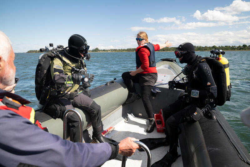 Greenpeace bring oxygen depletion crisis to the surface - raising a red flag for fish