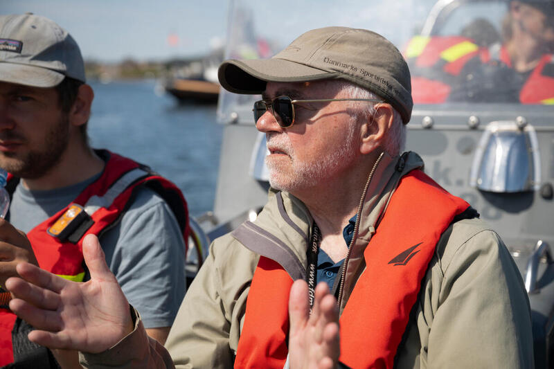 Rødt badeflag for fisk - Vejle Fjord Jan Karnø på Vejle Fjord