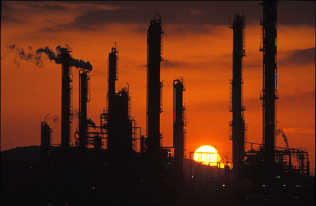 Port Talbot industry, South Wales. © Steve Morgan / Greenpeace