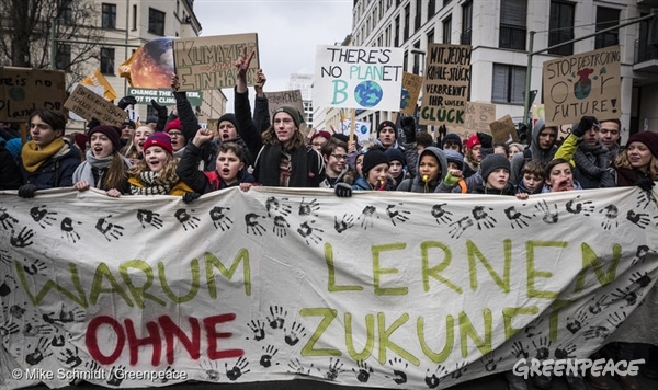 Demonstration and Student Strike for More Climate Protection in Berlin