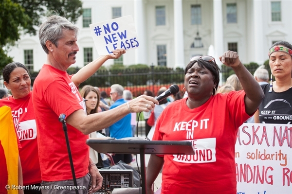 Keep it the Ground Rally at White House in Washington D.C., 2016.