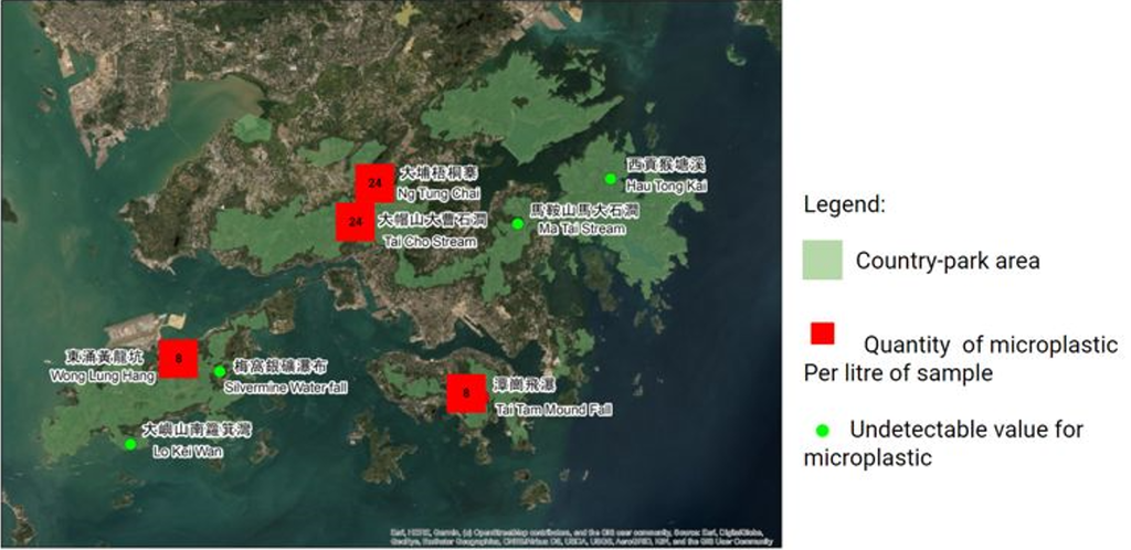 The Greenpeace microplastics investigation among the Hong Kong countryside streams © Greenpeace