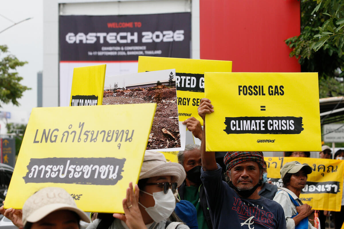 GasTech 2026 Activity in Bangkok. © Greenpeace
