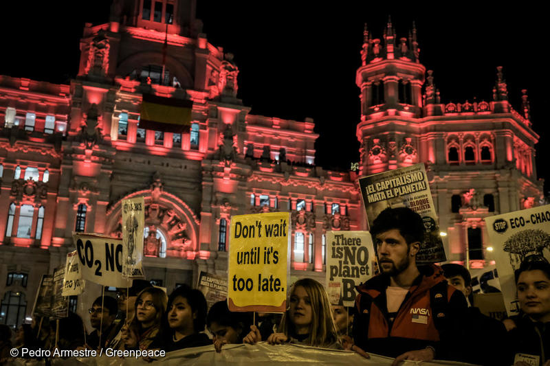 Climate March during COP25 in Madrid Climate March during COP25 in Madrid