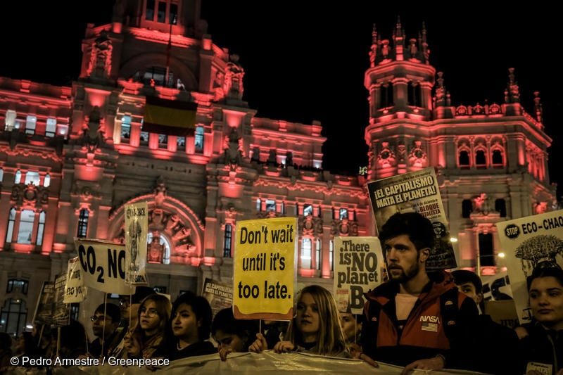 Climate March during COP25 in Madrid