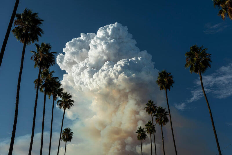 Pyrocumulus-pilvi Kaliforniassa.