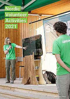 Kansikuva Greenpeacen pohjoismaisen vapaaehtoistoiminnan raportista vuodelle 2021