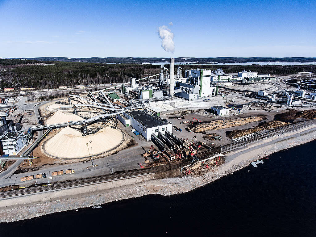 Metsä Groupin sellutehdas Äänekoskella.