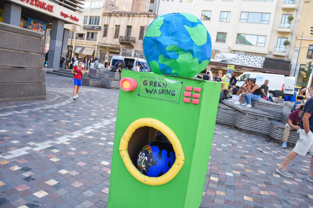 Offline Volunteers Event ECI 2nd Week of Action in Athens. © Nicoletta Zarifi / Greenpeace