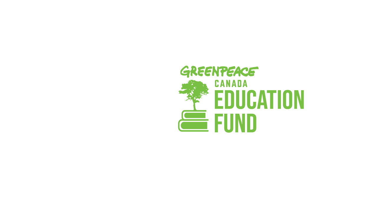 Logo du Fond pour l'éducation de Greenpeace Canada