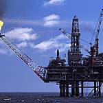 Oil Rig Nelson 22/11 in the North Sea. © Fred Dott