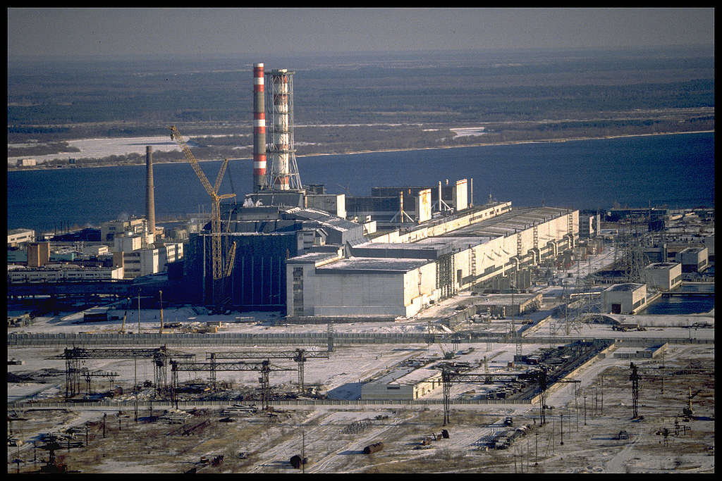 Chernobyl Nuclear Power Plant in Ukraine. © Clive Shirley / Signum / Greenpeace