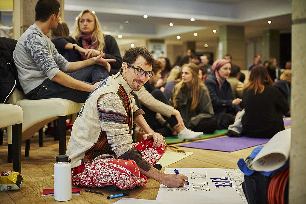European Changemakers Camp in Poland. © Greenpeace