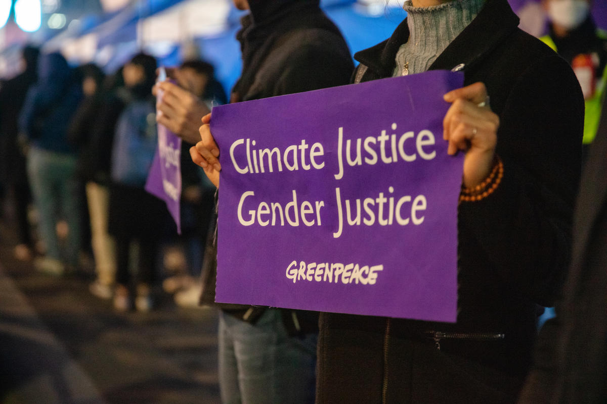 International Women's Day March 2019 in Seoul. © Soojung Do / Greenpeace