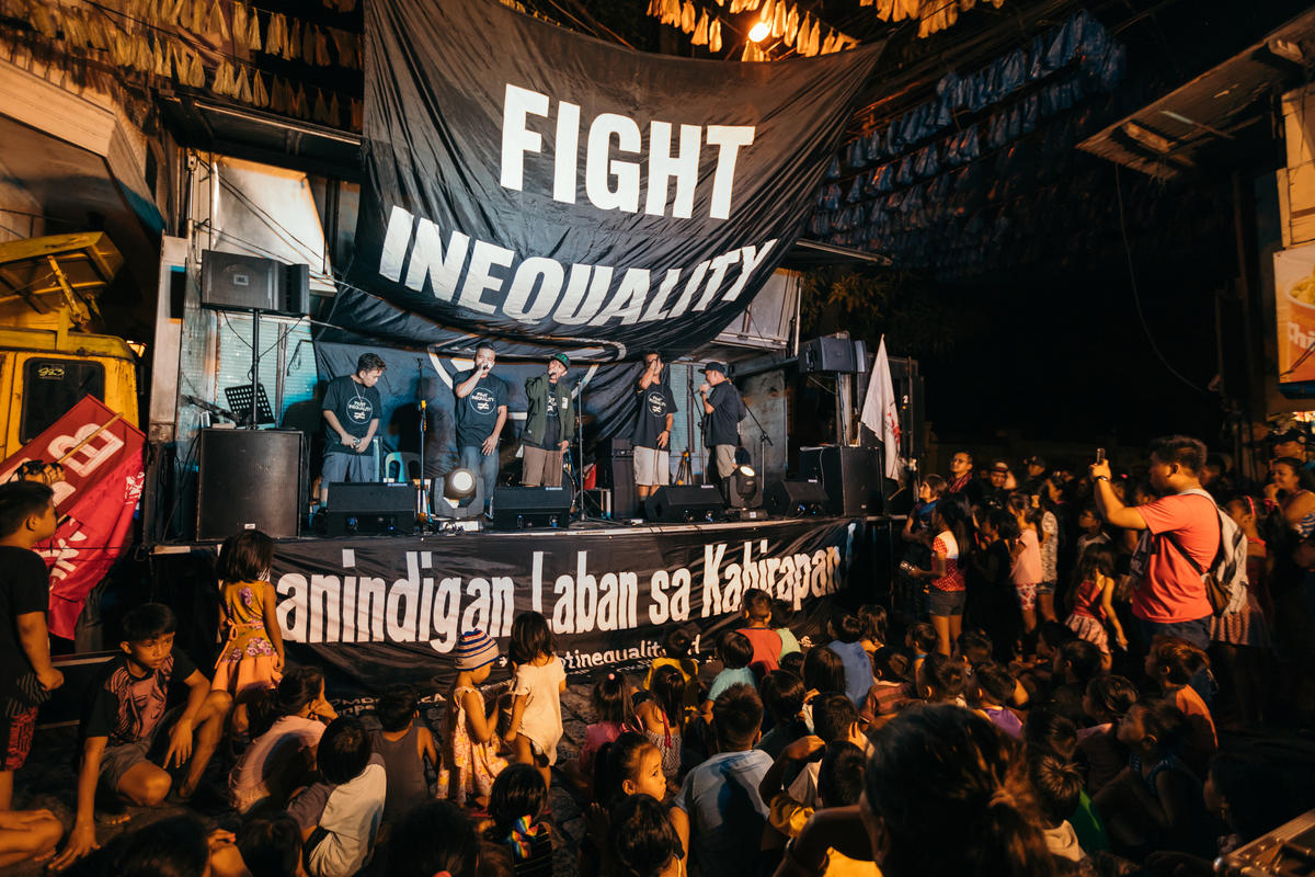 Fighting Inequality Concert in Manila. © Jilson Tiu / Greenpeace