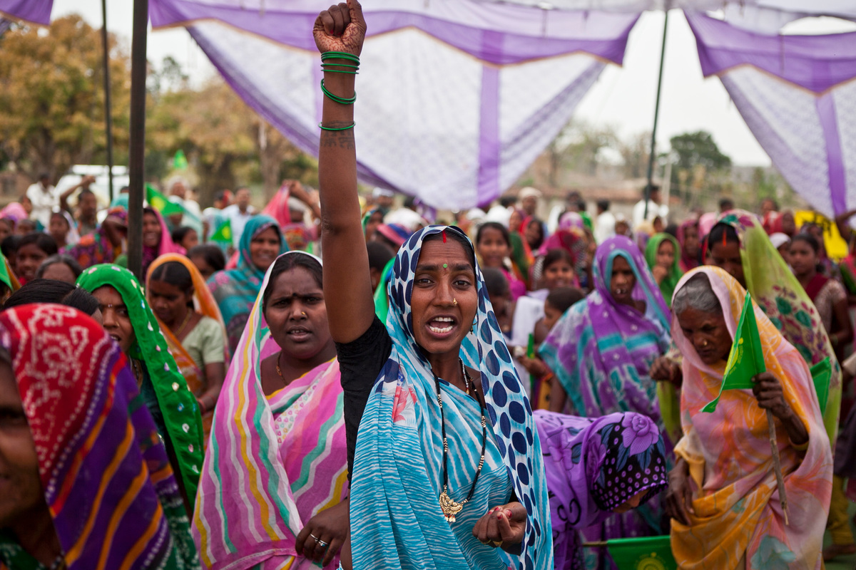 Mahan Forest Victory Celebration in India. © Greenpeace / Sudhanshu Malhotra